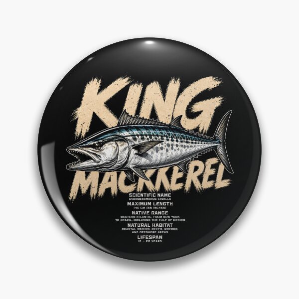 Item preview, King Mackerel Fish Art Print for Ocean Lovers designed and sold by rafaeltto.