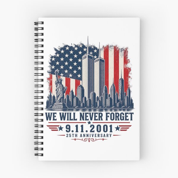 Item preview, 9/11 25th Anniversary Memorial 2001–2026, Never Forget September 11 Patriotic Tribute designed and sold by Cchotlan.