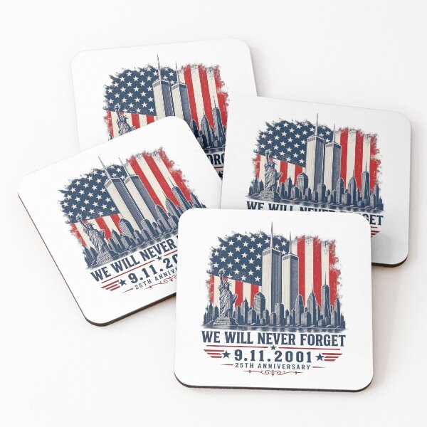 Item preview, 9/11 25th Anniversary Memorial 2001–2026, Never Forget September 11 Patriotic Tribute designed and sold by Cchotlan.