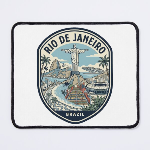 Item preview, Vintage Rio de Janeiro Brazil Travel Badge designed and sold by k3rstman1.