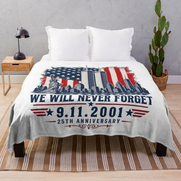 Item preview, 9/11 25th Anniversary Memorial 2001–2026, Never Forget September 11 Patriotic Tribute designed and sold by Cchotlan.