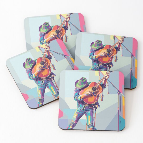 Item preview, Dwight Yoakam Colorful Pop Art designed and sold by SiksisArt.