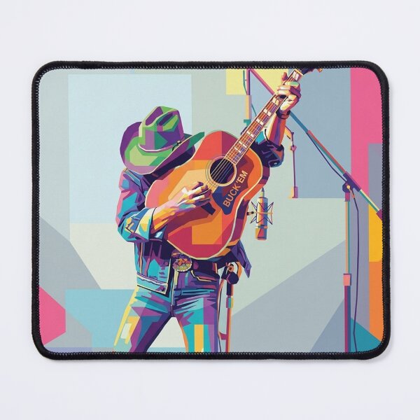 Item preview, Dwight Yoakam Colorful Pop Art designed and sold by SiksisArt.