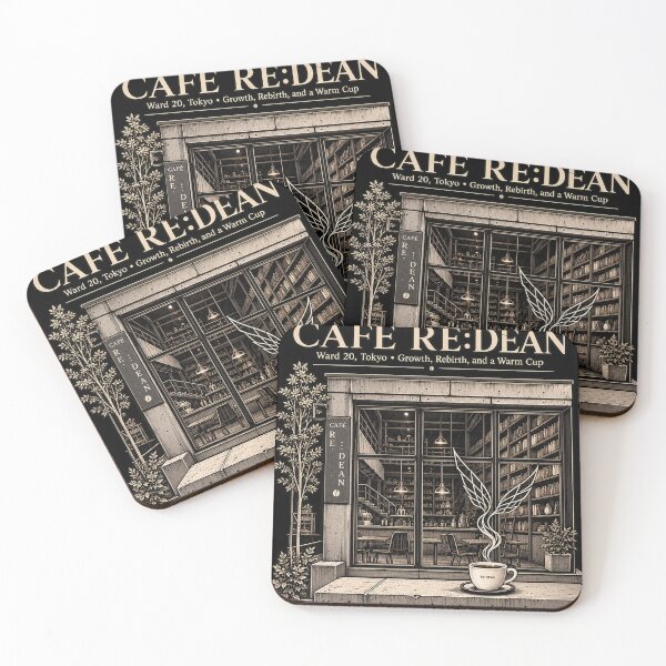 Item preview, Café Re Dean Dark Academia Coffee Art designed and sold by NzrProcreate.