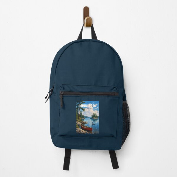 Item preview, Minnesota Illustration Travel Art Vintage designed and sold by KrisSidDesigns.