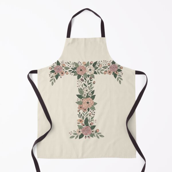 Item preview, Decorative Floral Letter T Botanical Monogram designed and sold by ITCHAWAWAA.