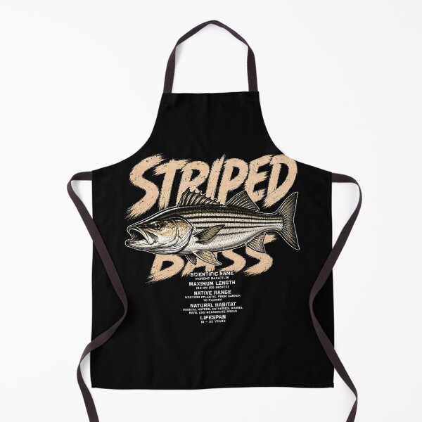 Item preview, Striped Bass Vintage Fishing Design designed and sold by rafaeltto.