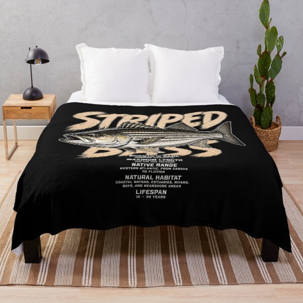 Item preview, Striped Bass Vintage Fishing Design designed and sold by rafaeltto.