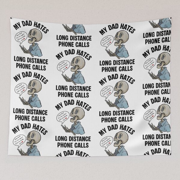 Item preview, Funny Skeleton Dad Long Distance Joke designed and sold by cerima.