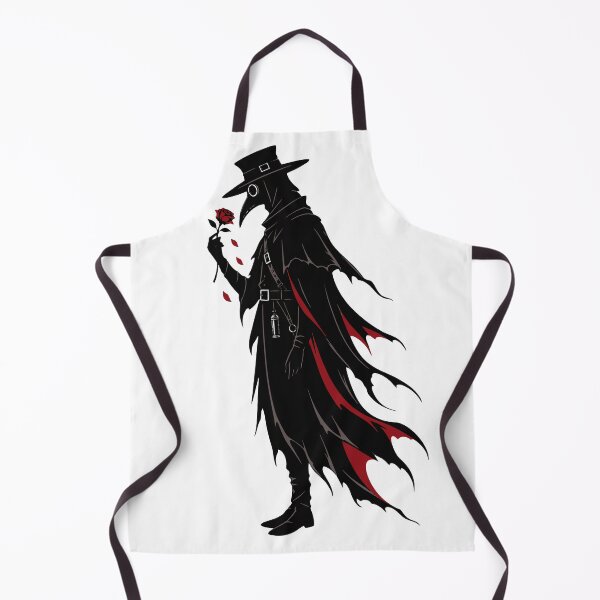 Item preview, Plague Doctor Holding a Red Rose Gothic Art designed and sold by Sunday.Supply.