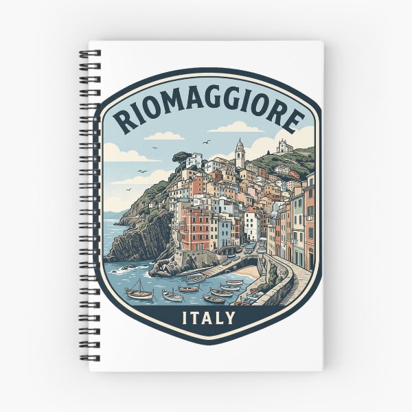 Item preview, Riomaggiore Italy Cinque Terre Vintage Travel Emblem designed and sold by k3rstman1.