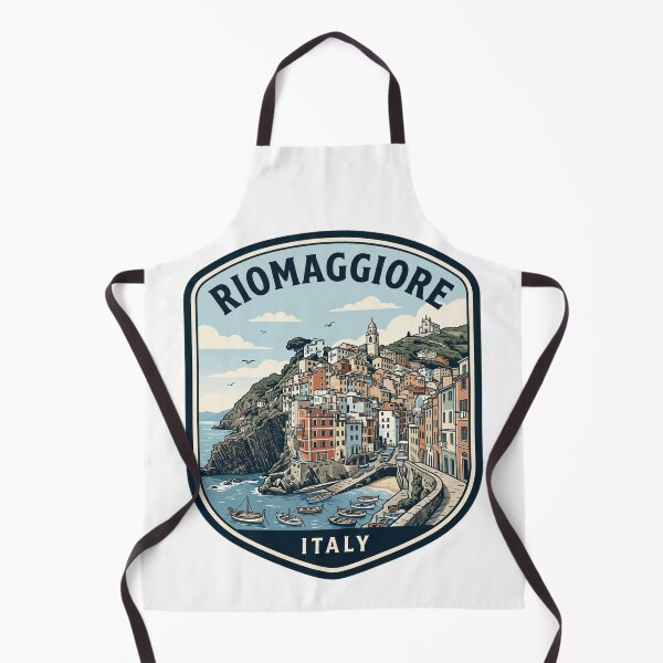 Item preview, Riomaggiore Italy Cinque Terre Vintage Travel Emblem designed and sold by k3rstman1.