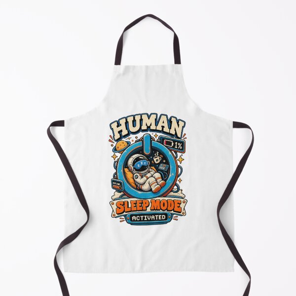 Item preview, Human Sleep Mode Activated – Funny Tired Astronaut Coffee Lover designed and sold by NarpLTD.
