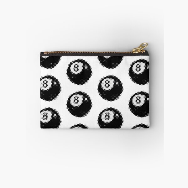 Item preview, 8 ball billiards black halftone vintage  designed and sold by HexRelic.