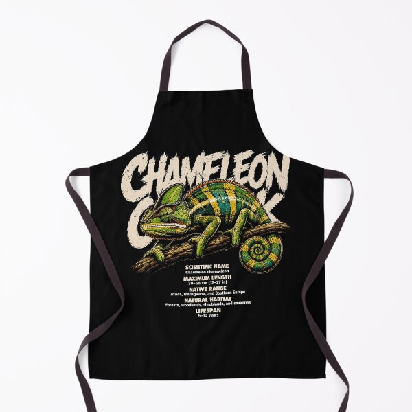 Item preview, Colorful chameleon illustration with scientific details designed and sold by rafaeltto.