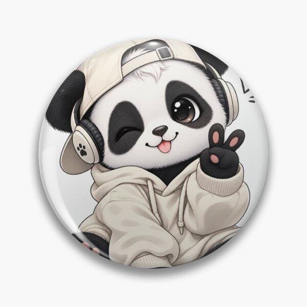 Item preview, Cute Panda DJ designed and sold by LunaVales.