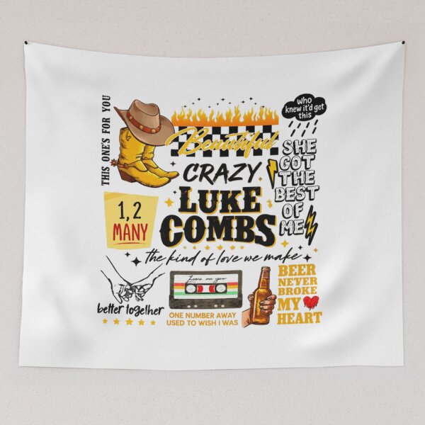Item preview, Luke Combs, Beautiful Crazy Country Music designed and sold by lukecas.