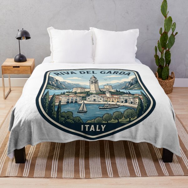 Item preview, Riva del Garda Italy Vintage Travel Badge designed and sold by k3rstman1.