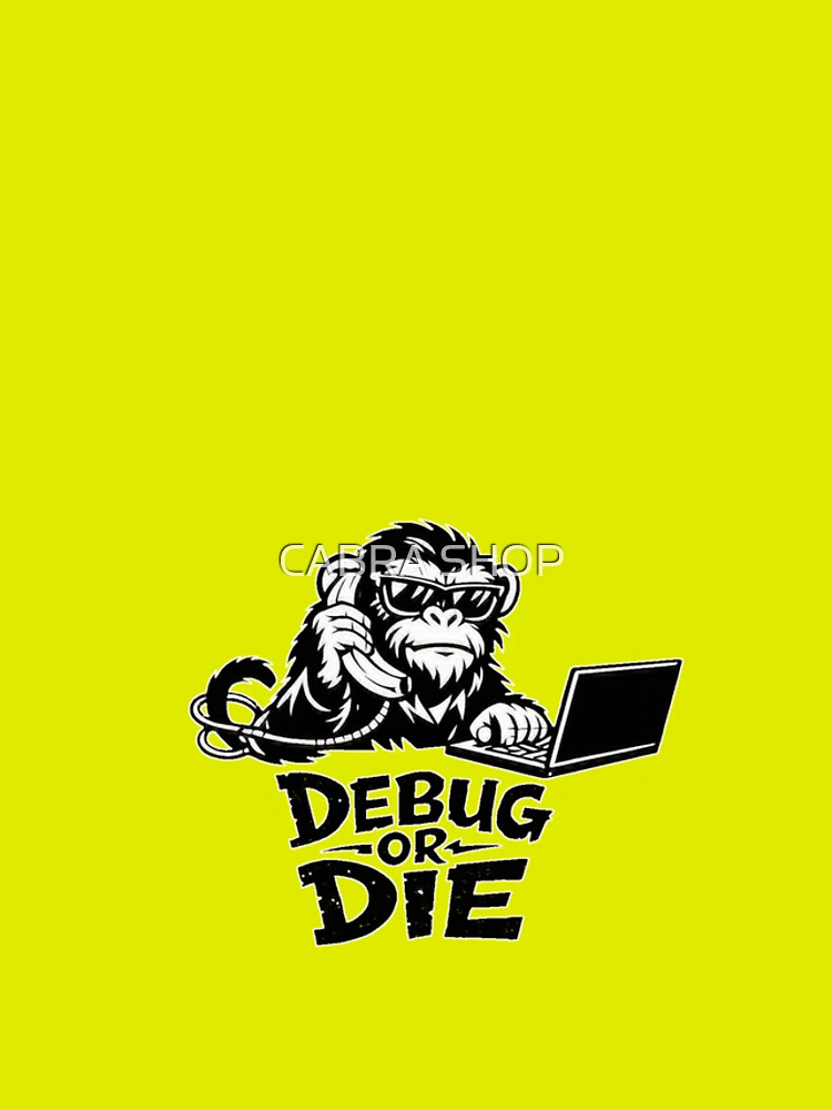 Thumbnail 4 of 4, iPhone Case, Debug Monkey – Code Hard Debug Harder – Programmer Tech Design designed and sold by CABRA SHOP.