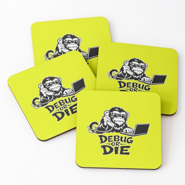 Item preview, Debug Monkey – Code Hard Debug Harder – Programmer Tech Design designed and sold by Cabrasco.