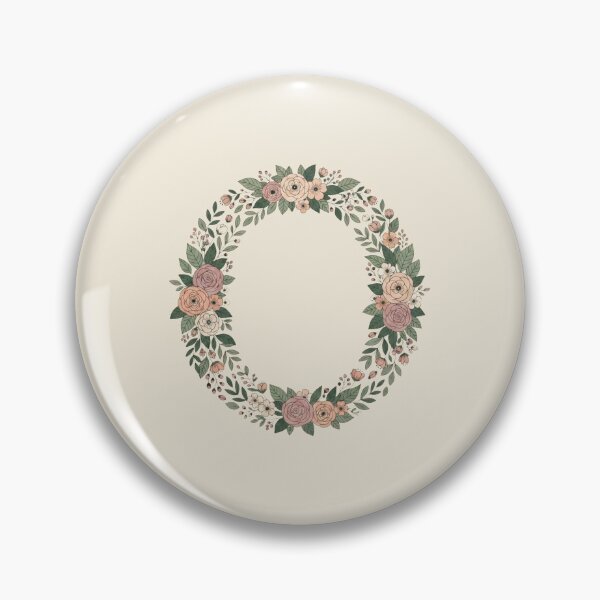 Item preview, Decorative Floral Letter O Botanical Monogram designed and sold by ITCHAWAWAA.