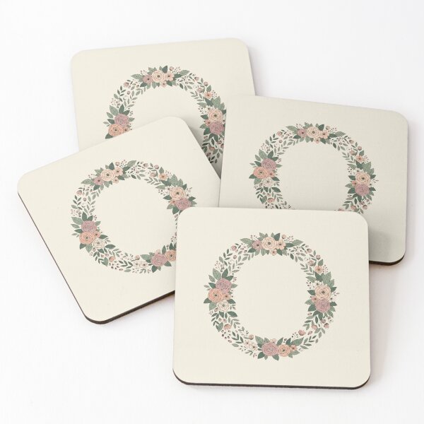 Item preview, Decorative Floral Letter O Botanical Monogram designed and sold by ITCHAWAWAA.