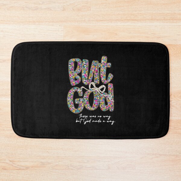 Item preview, Floral But God Inspirational Quote Design designed and sold by cerima.