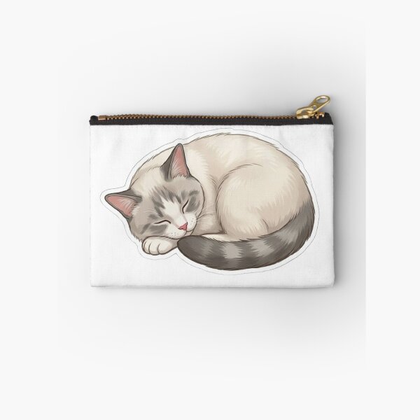 Item preview, Cute Sleeping BB Cat - Cozy Kitty Art designed and sold by PetalsPaws.