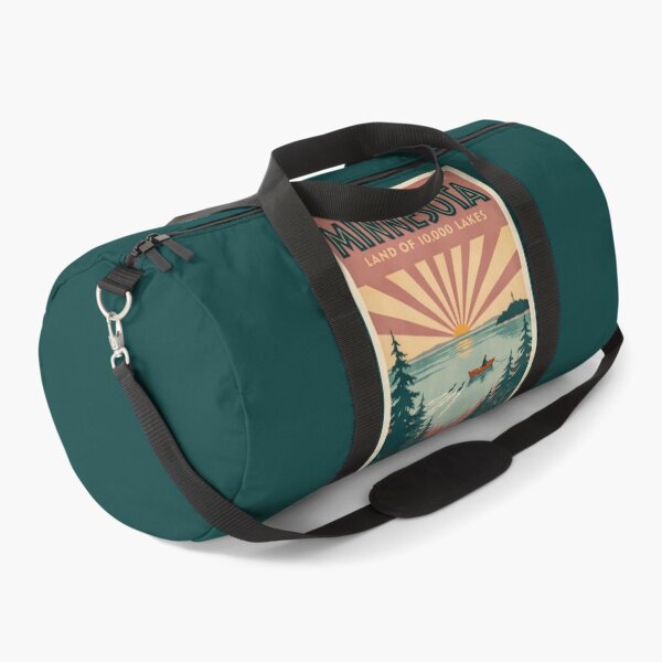 Item preview, Minnesota State Illustration Travel Art Vintage designed and sold by KrisSidDesigns.