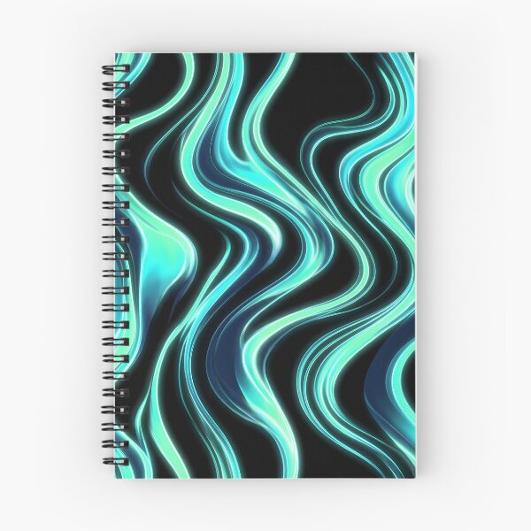 Item preview, Electric Cyan Waves designed and sold by JEMAR Designs.