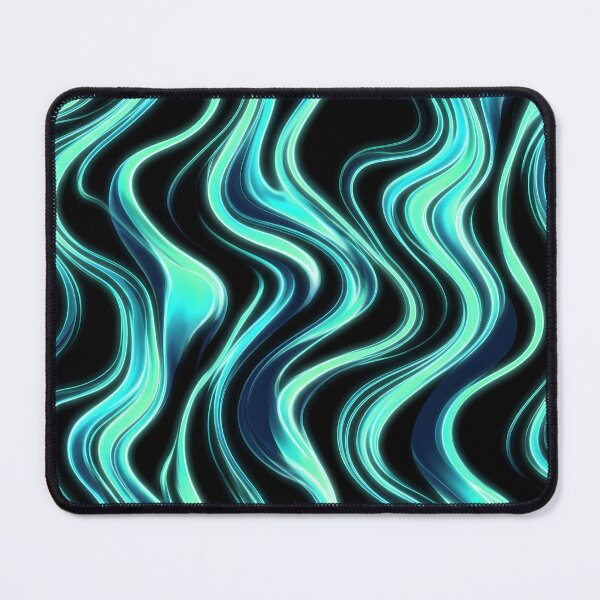 Item preview, Electric Cyan Waves designed and sold by JEMAR Designs.