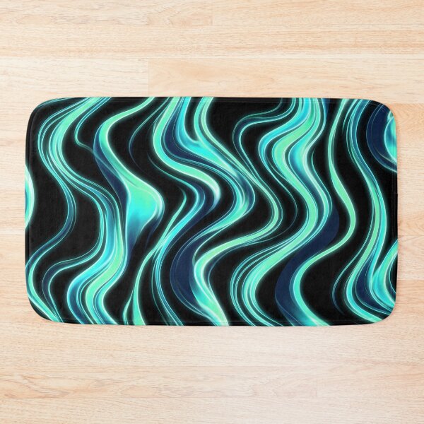 Item preview, Electric Cyan Waves designed and sold by JEMAR Designs.