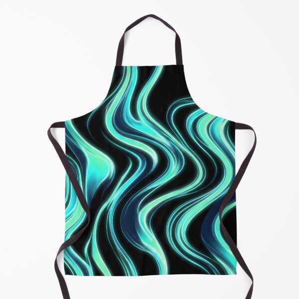 Item preview, Electric Cyan Waves designed and sold by JEMAR Designs.