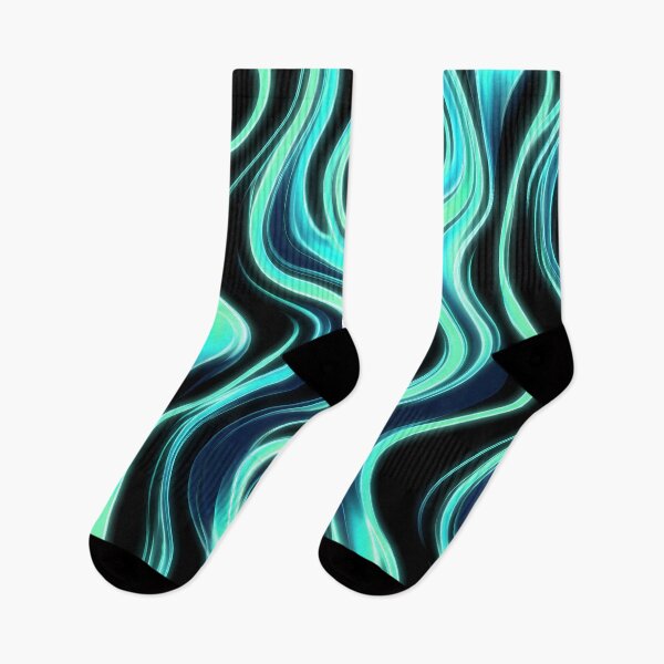 Item preview, Electric Cyan Waves designed and sold by JEMAR Designs.