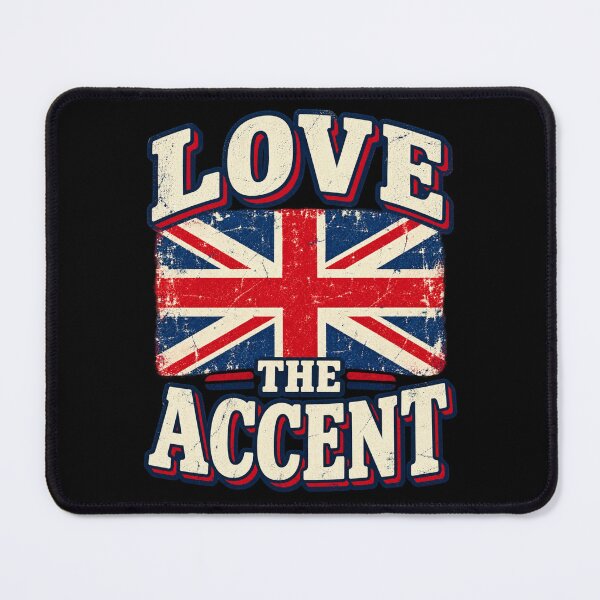 Item preview, Love The Accent – British Accent Vintage Design designed and sold by creativebymateo.