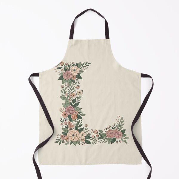 Item preview, Decorative Floral Letter L Botanical Monogram designed and sold by ITCHAWAWAA.