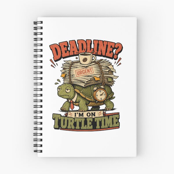 Item preview, Deadline? I’m on Turtle Time – Funny Procrastination Coffee designed and sold by NarpLTD.