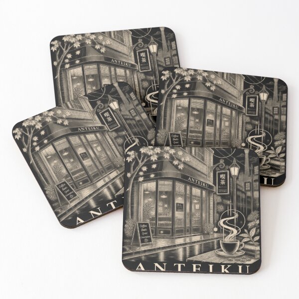 Item preview, Vintage Anteiku Japanese Coffee Shop Anime Art designed and sold by NzrProcreate.