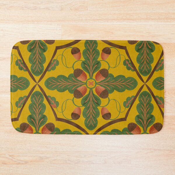 Item preview, Medieval Oakleaves and Acorns Tapestry Castlecore Style in jewel tones  designed and sold by aneladesigns.
