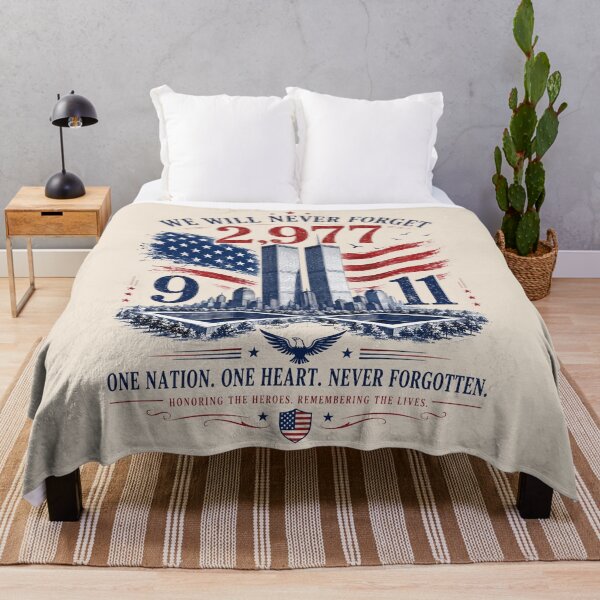 Item preview, 9/11 25th Anniversary Memorial 2001–2026, Never Forget September 11 Patriotic Tribute designed and sold by Cchotlan.