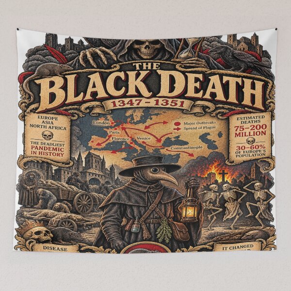 Item preview, The Black Death 1347–1351 – Medieval Plague Vintage History designed and sold by LmonioressXxx.