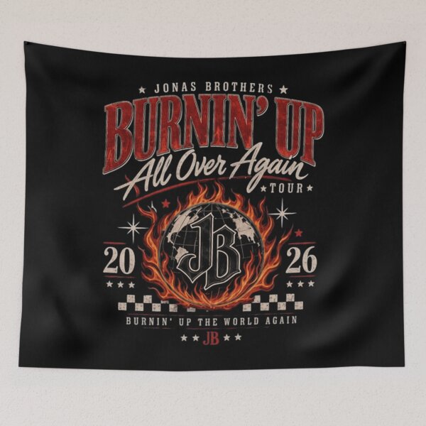 Item preview, Jonas Brothers Burning Up Tour 2026 designed and sold by lukecas.