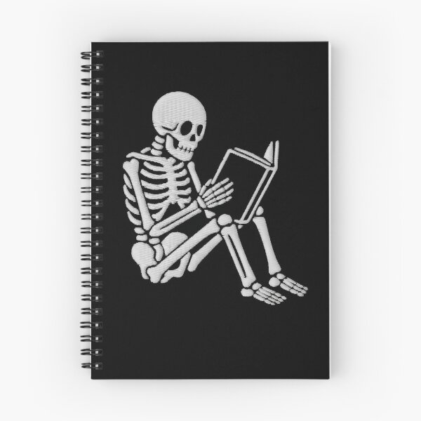 Item preview, Reading Skeleton Book Shirt designed and sold by Minranshop.