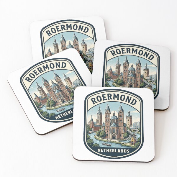 Item preview, Vintage Roermond Netherlands Travel Badge Landmark designed and sold by k3rstman1.