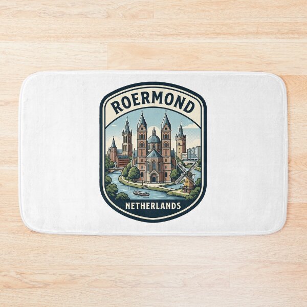 Item preview, Vintage Roermond Netherlands Travel Badge Landmark designed and sold by k3rstman1.