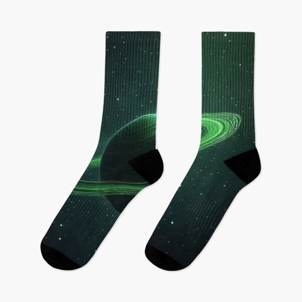 Item preview, Green Ringed Planet #1 designed and sold by Jadelight's AI Slop.