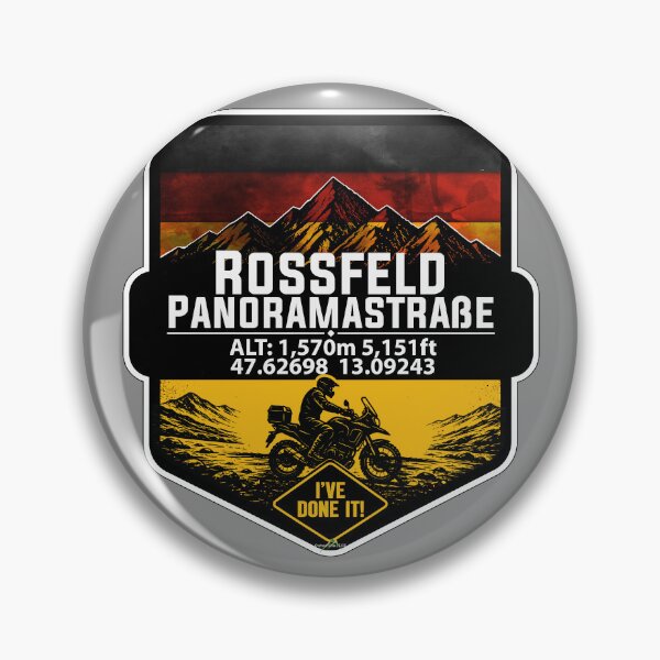 Item preview, Rossfeld Panoramastrasse panoramastraße Germany Motorcycle I've Done It! Sticker & TShirt 11 designed and sold by OuterShellUK.