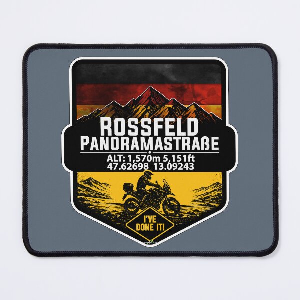 Item preview, Rossfeld Panoramastrasse panoramastraße Germany Motorcycle I've Done It! Sticker & TShirt 11 designed and sold by OuterShellUK.
