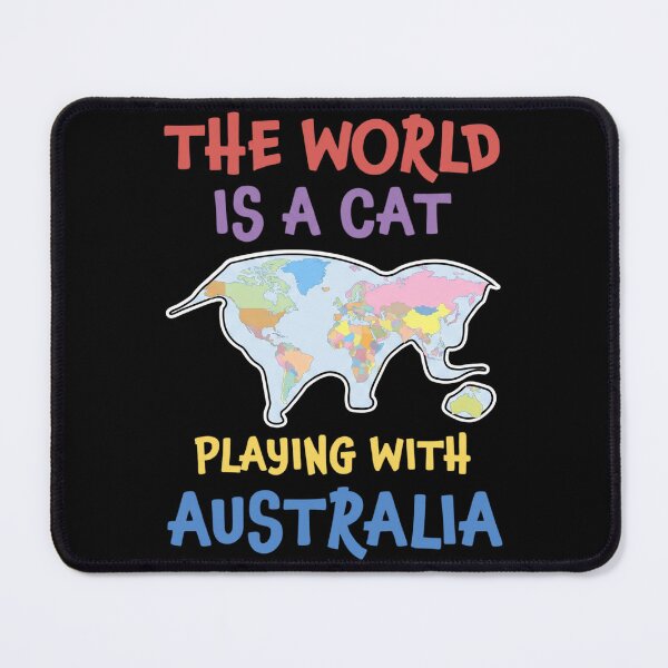 Item preview, Funny World is a Cat Playing Map designed and sold by hemagamo.