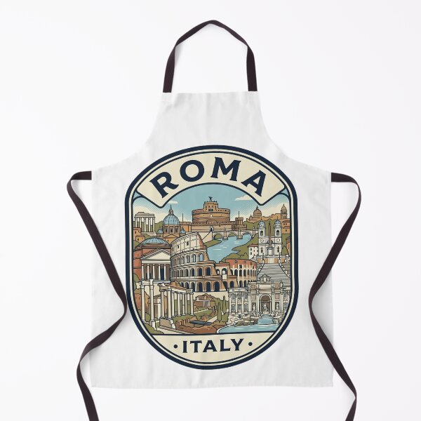 Item preview, Vintage Rome Italy Travel Badge Illustration designed and sold by k3rstman1.